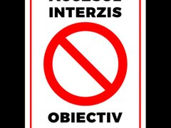 Semn pentru accesul interzis obiectiv militar